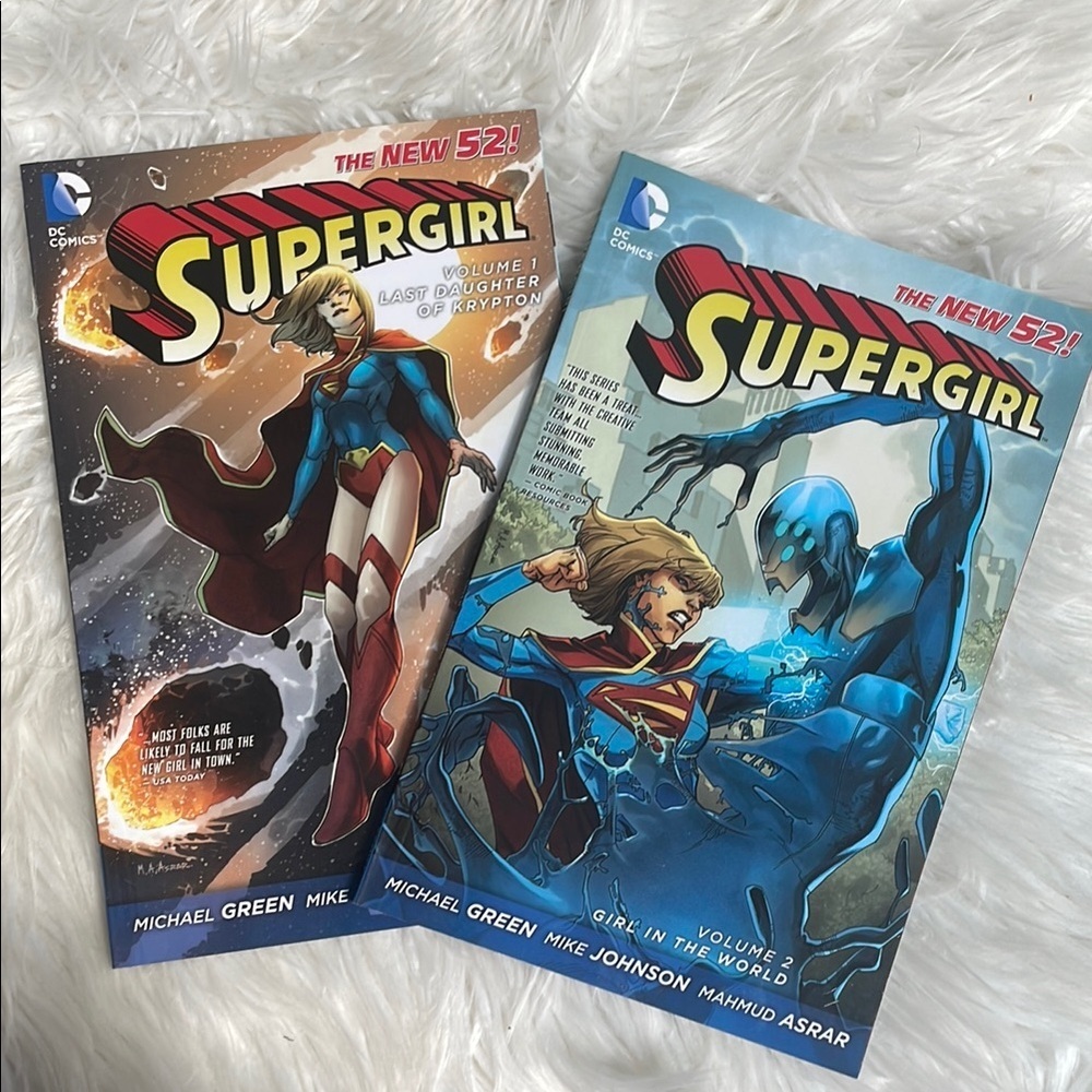 Supergirl vol 1-2 last daughter of krypton & girl in the world